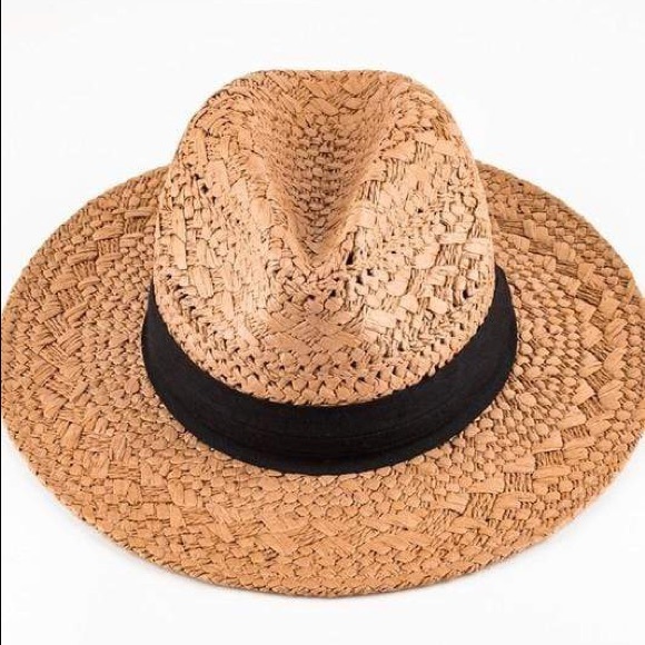Find The Sun Short Brim Panama Hat-Light Brown - Picture 3 of 7